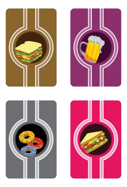 Couleur fast food — Image vectorielle