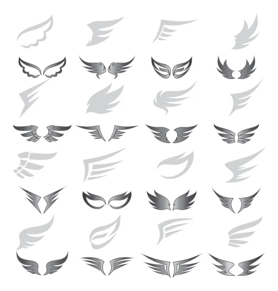 Ensemble de collection Wings — Image vectorielle