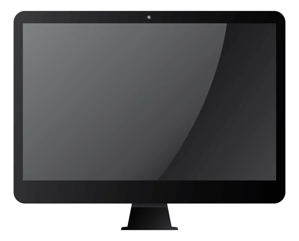 Ícone de monitor desktop — Vetor de Stock