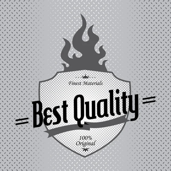 Badge de qualité vintage — Image vectorielle