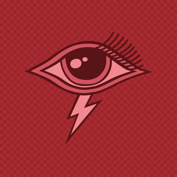 Antiguo símbolo ocular — Vector de stock