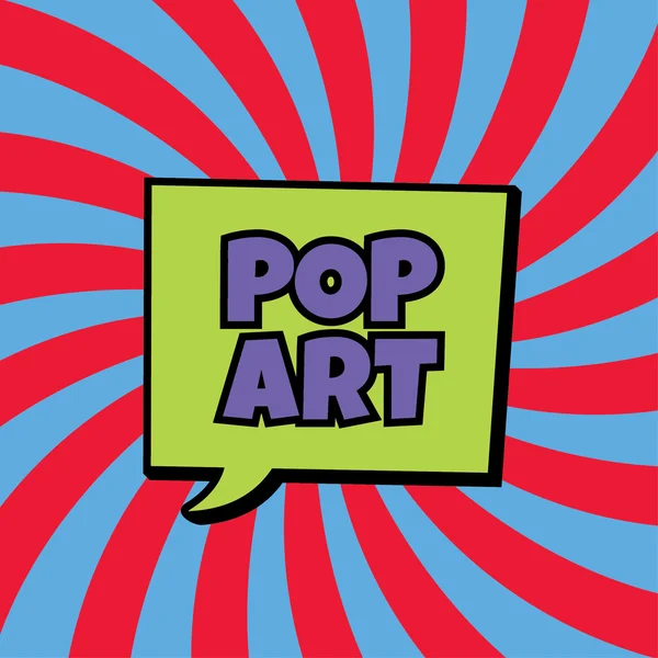 Ikona pop-artu — Wektor stockowy