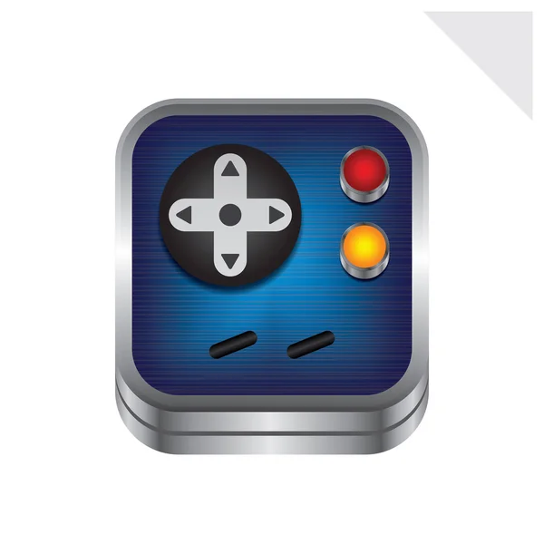 Ícone de pictograma de joystick — Vetor de Stock