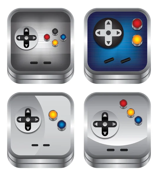 Various video game consoles — Stock Vector