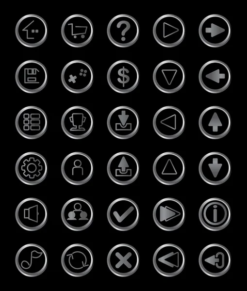 Conjunto de iconos — Archivo Imágenes Vectoriales