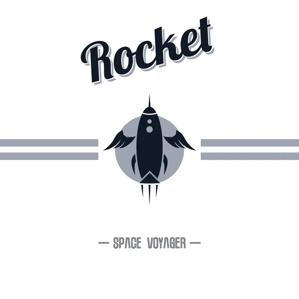 Rocket ship launch — Stock Vector