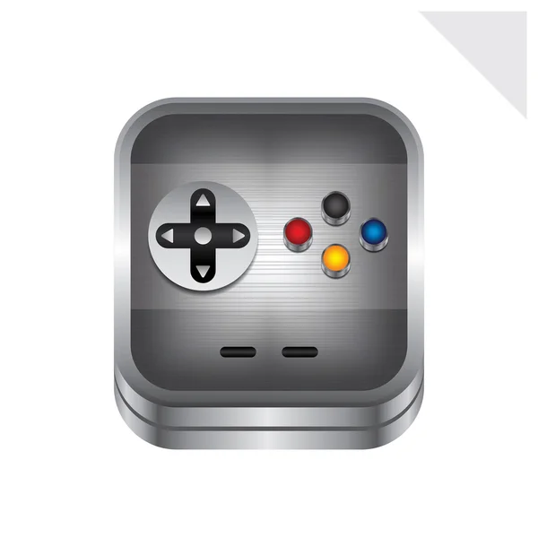Ícone de pictograma de joystick — Vetor de Stock