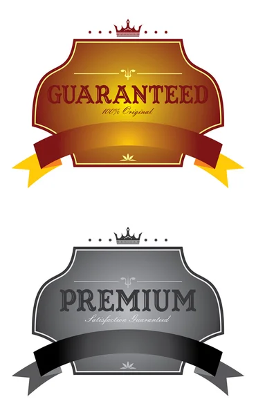 Vintage premium label — Stock Vector