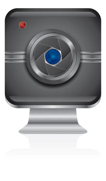 Icona dell'applicazione fotocamera digitale — Vettoriale Stock
