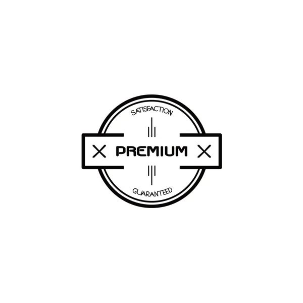 Premium label icon — Stock Vector