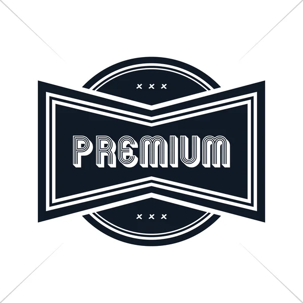 Premium etikett klistermärke — Stock vektor