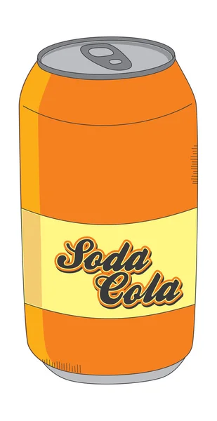 Soda nealkoholický nápoj cola — Stockový vektor