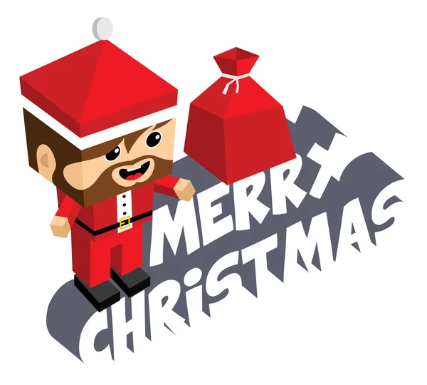 Ilustración de Santa Claus — Vector de stock