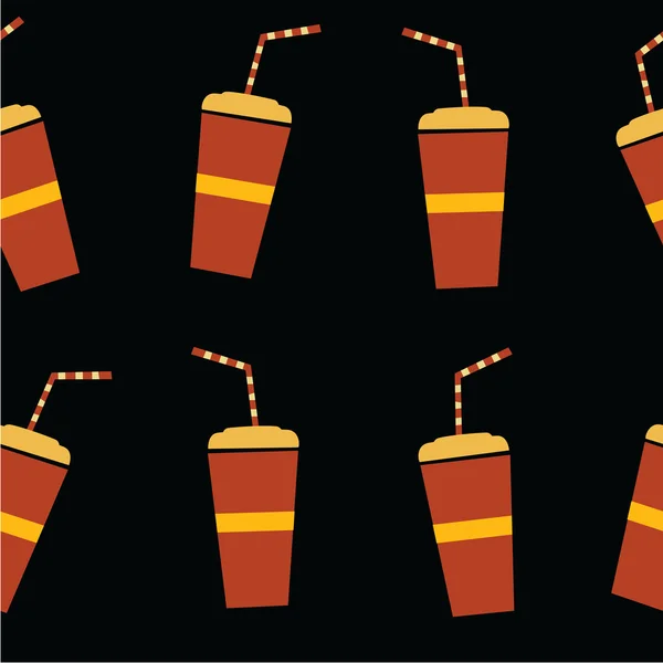 Thème boisson jus frais — Image vectorielle