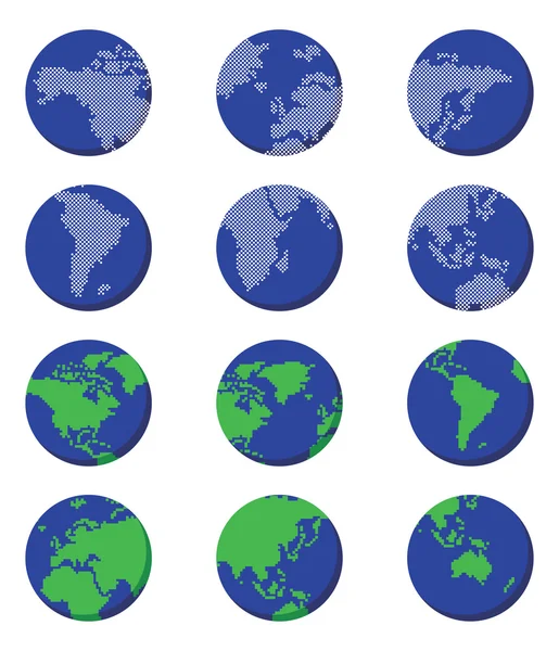 Terra - mapa do mundo — Vetor de Stock