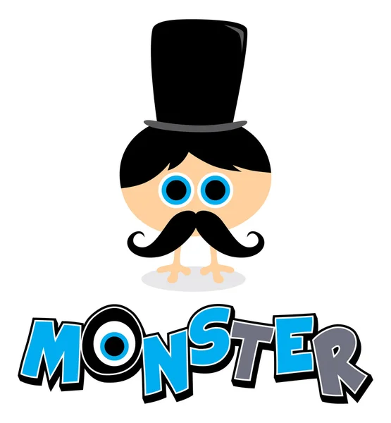 Cute  monster icon — Stock Vector