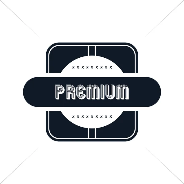 Premie label sticker — Stockvector