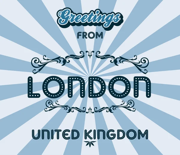 Page d'accueil de Londres — Image vectorielle