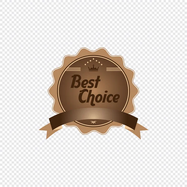 Best Choice label — Stock Vector