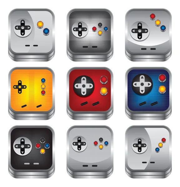 Various video game consoles — Stock Vector