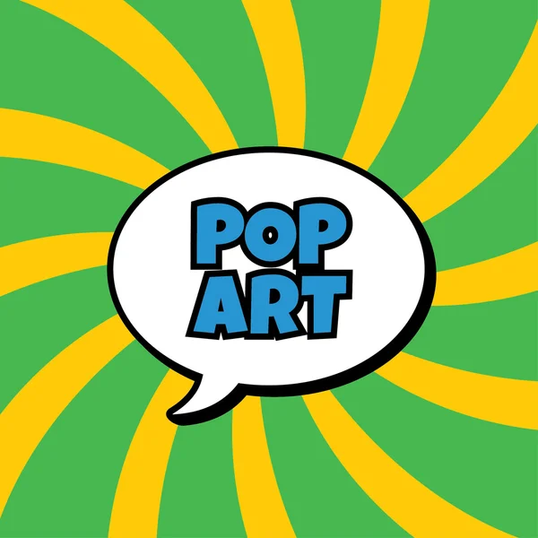 Ícone de arte pop —  Vetores de Stock