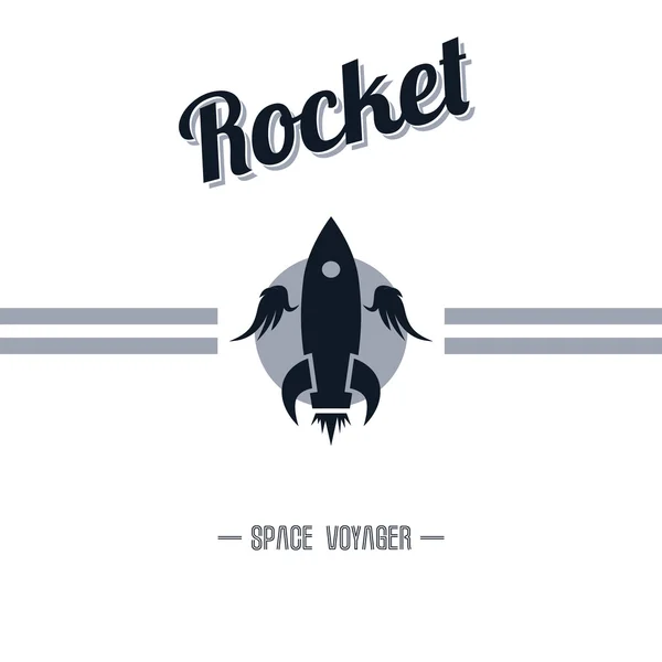 Rocket ship launch — Stock Vector