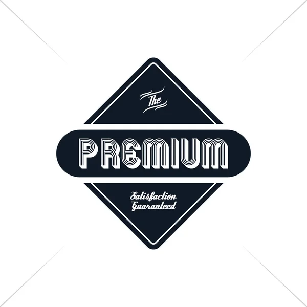 Premium label sticker — Stock Vector