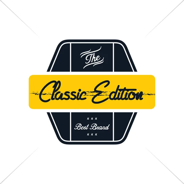 Vintage style quality badge — Stock Vector