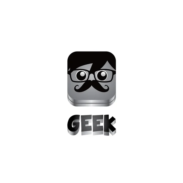 Gentleman face avatar — Stock Vector