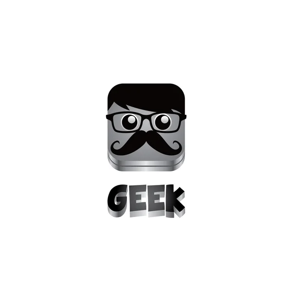 Gentleman gezicht avatar — Stockvector