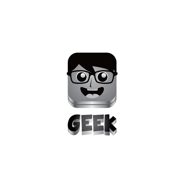 Gentleman gezicht avatar — Stockvector