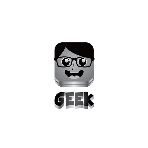 Gentleman gezicht avatar — Stockvector