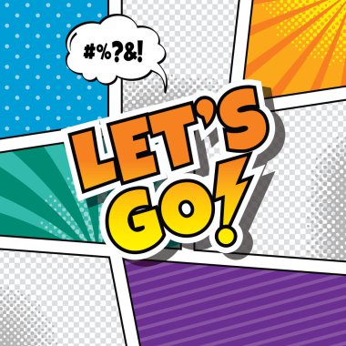 Çizgi film çizgi roman şablon Tema 