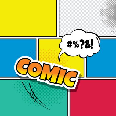 çizgi roman şablonu