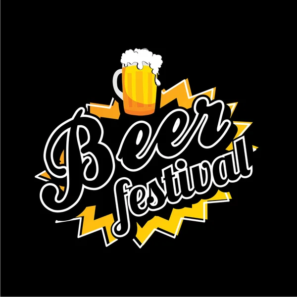 Beer festival illustration — Stock Vector