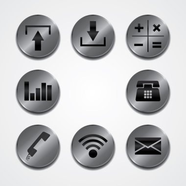 İş Finans metal simgeleri