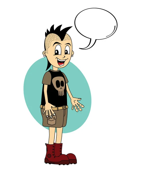 Männliche Zeichentrickfigur — Stockvektor