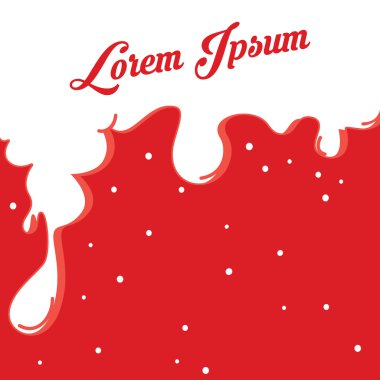 Kırmızı soda su balonu dökülür 