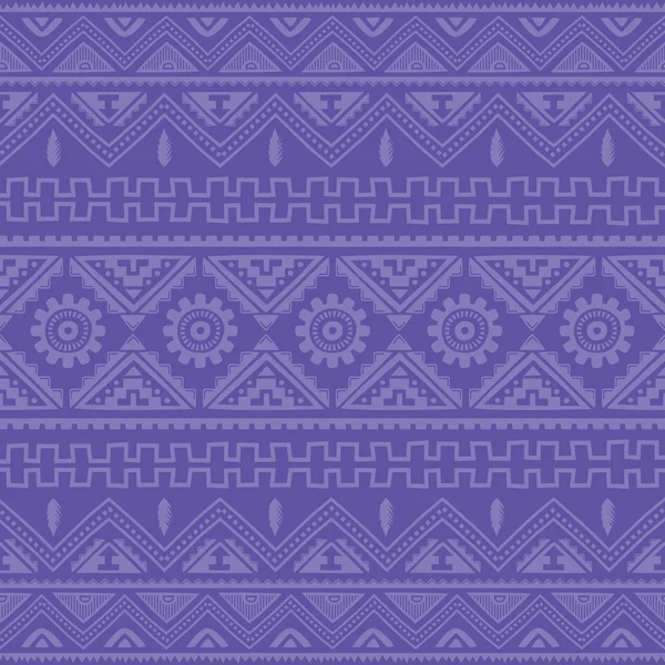 Purple native american ethnic pattern — Stock Vector