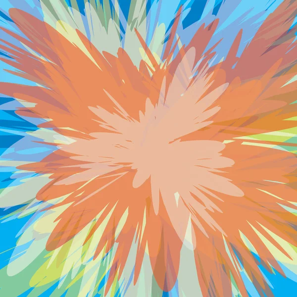 Renkli süpernova patlaması arka plan — Stok Vektör