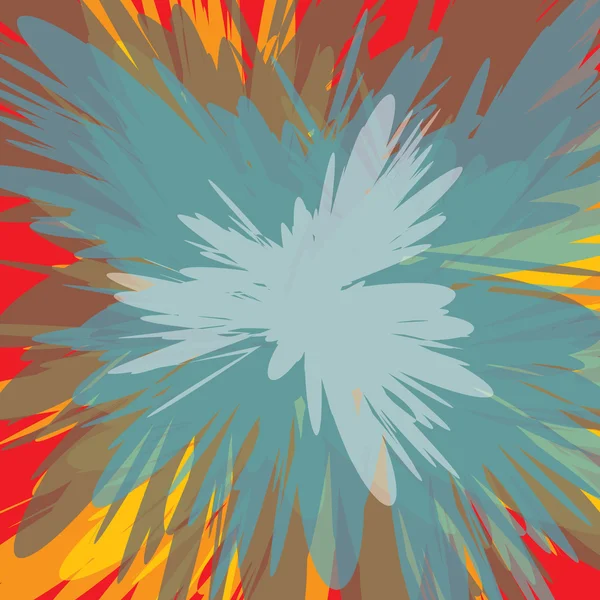 Colorful supernova blast background — Stock Vector
