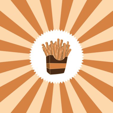patates kızartması yemek simgesi