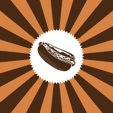 hot dog yemek simgesi