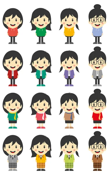 Woman cartoon character — Stock Vector