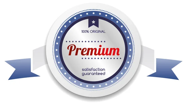 Premium product label sticker — Stock Vector