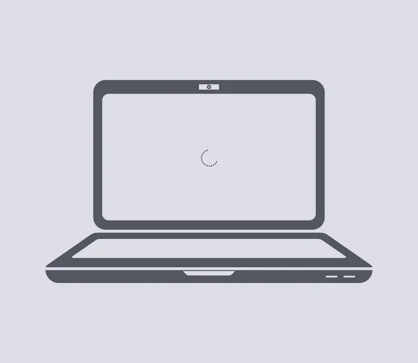Icône ordinateur portable — Image vectorielle