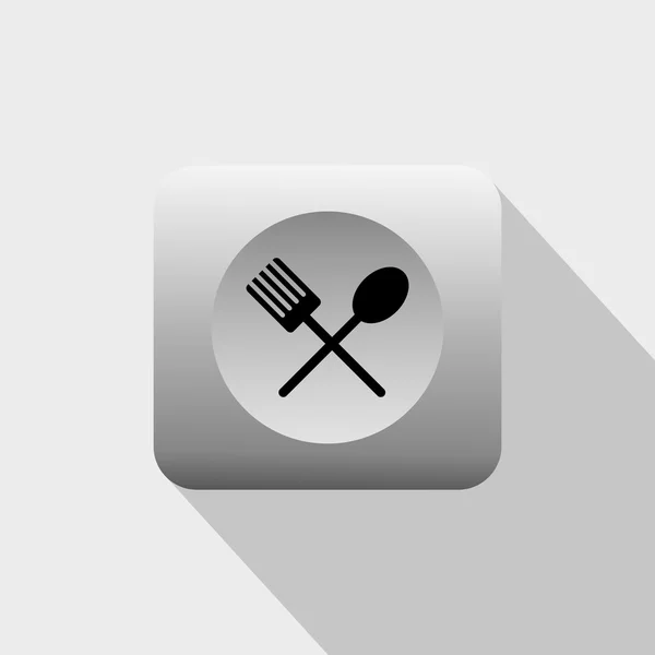 Restaurant en café pictogram — Stockvector