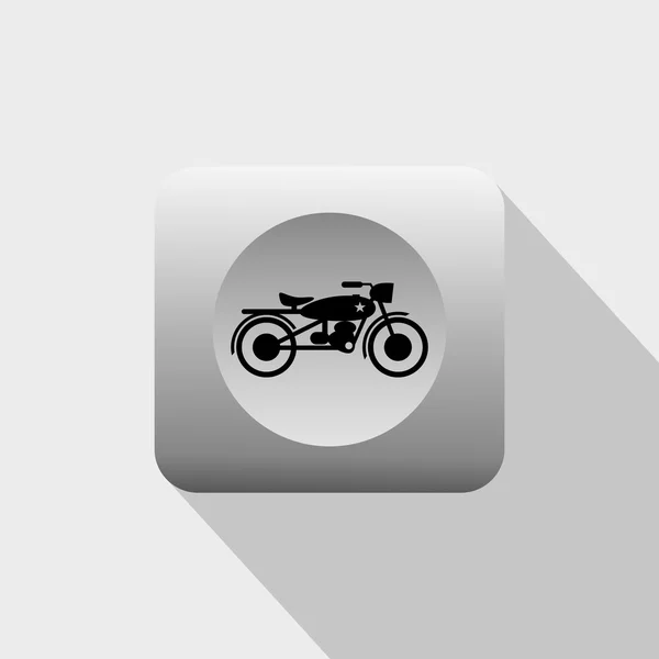 Motosiklet simgesi — Stok Vektör