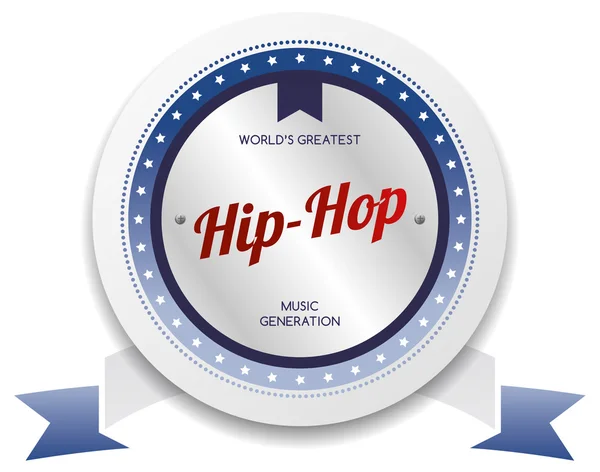 Hip hop müzik pul — Stok Vektör
