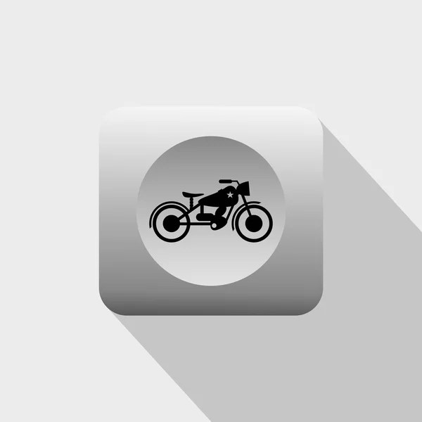 Motorkerékpár-ikon — Stock Vector